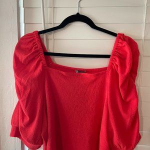Red A-Line Top by Vince Camuto
